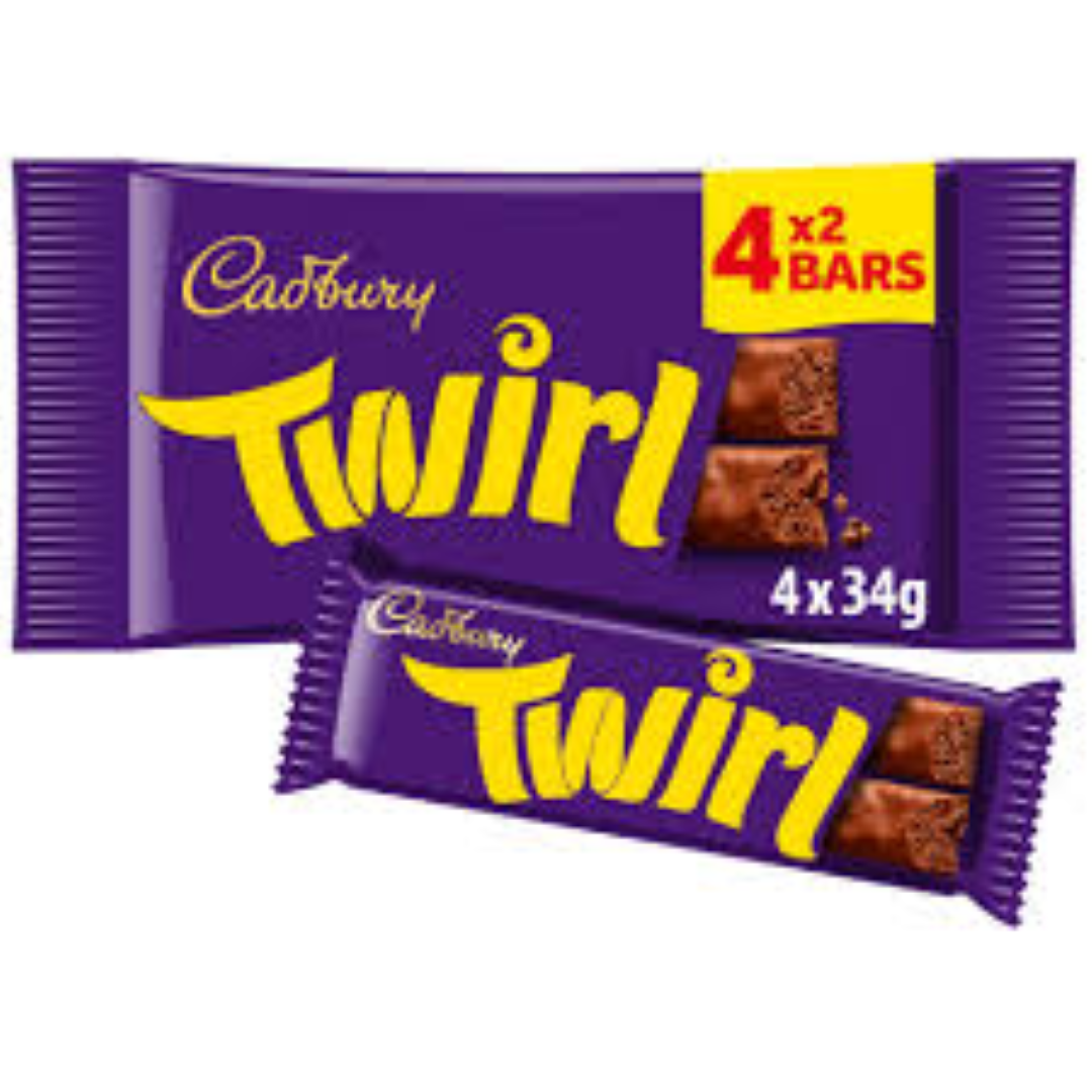 CADBURY TWIRL 4BAR 136G